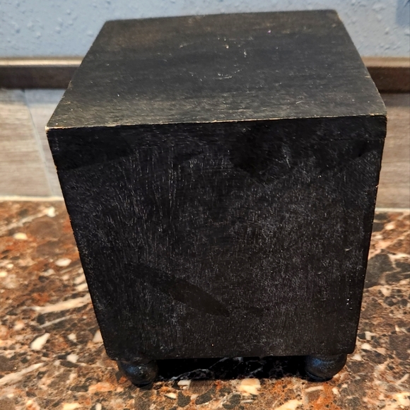 Wooden 4 drawer accent / trinket box - 6"x6"x6" - Picture 3 of 10